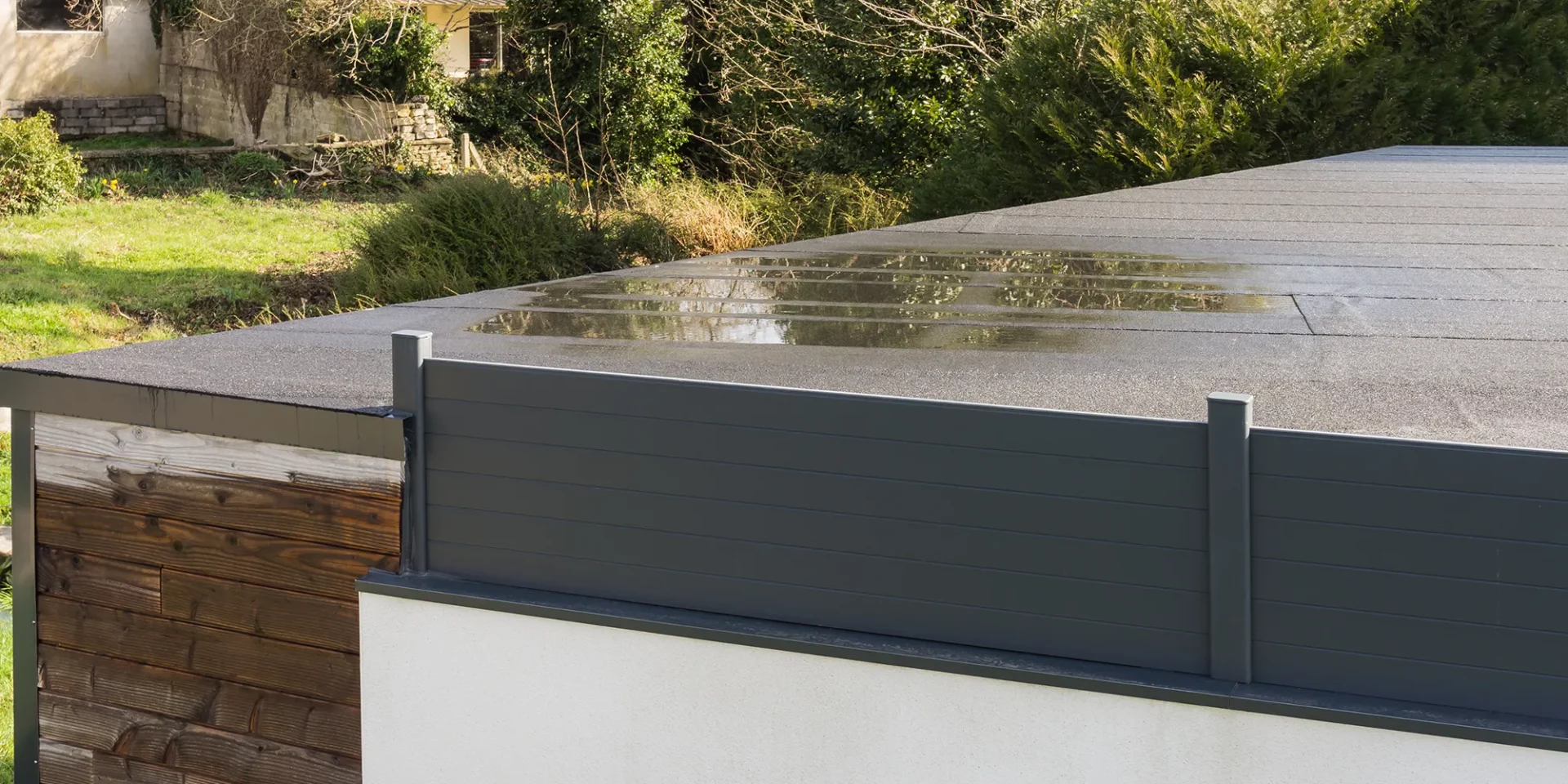 Low slope or flat roof